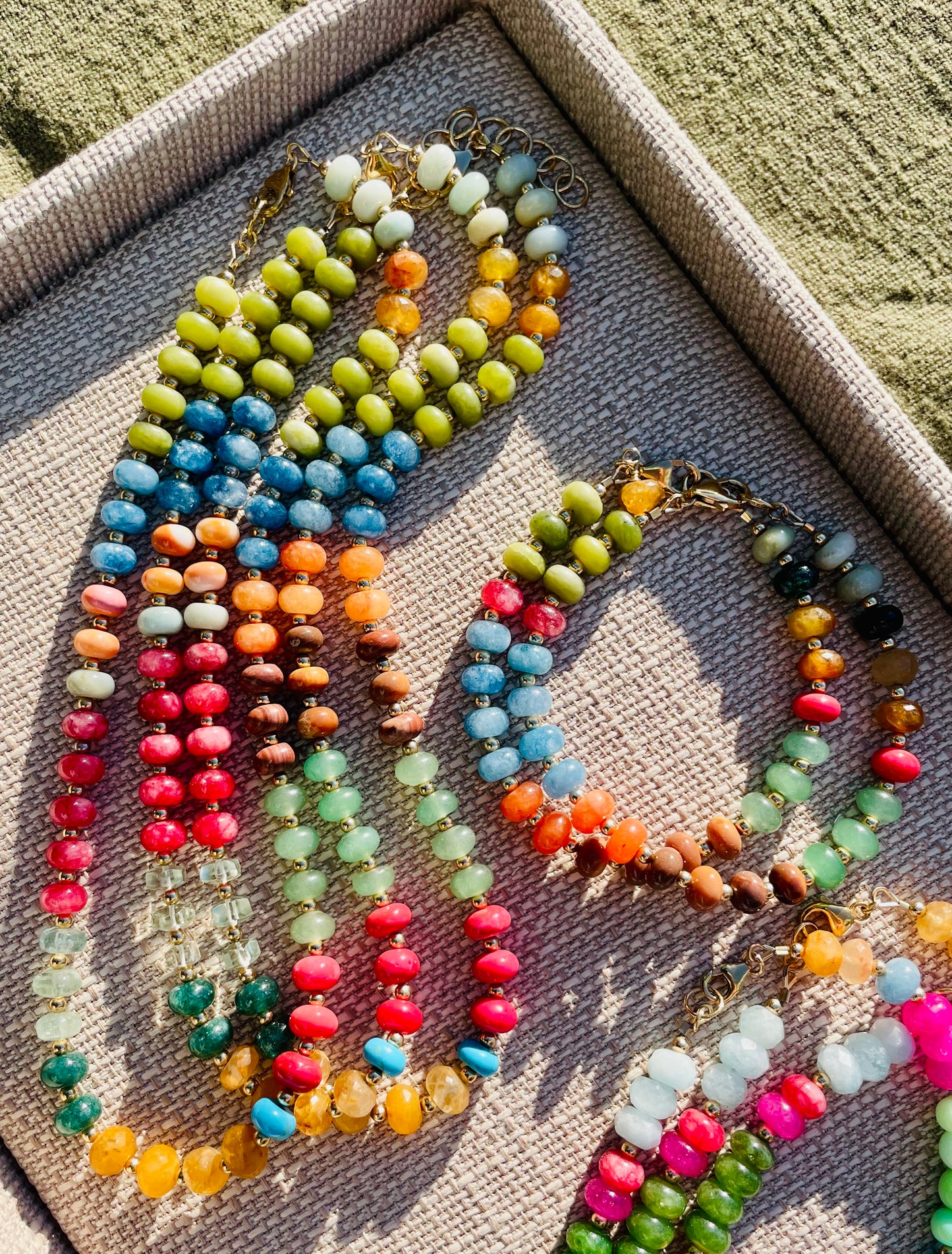 Candy Necklace in Autumn Colors