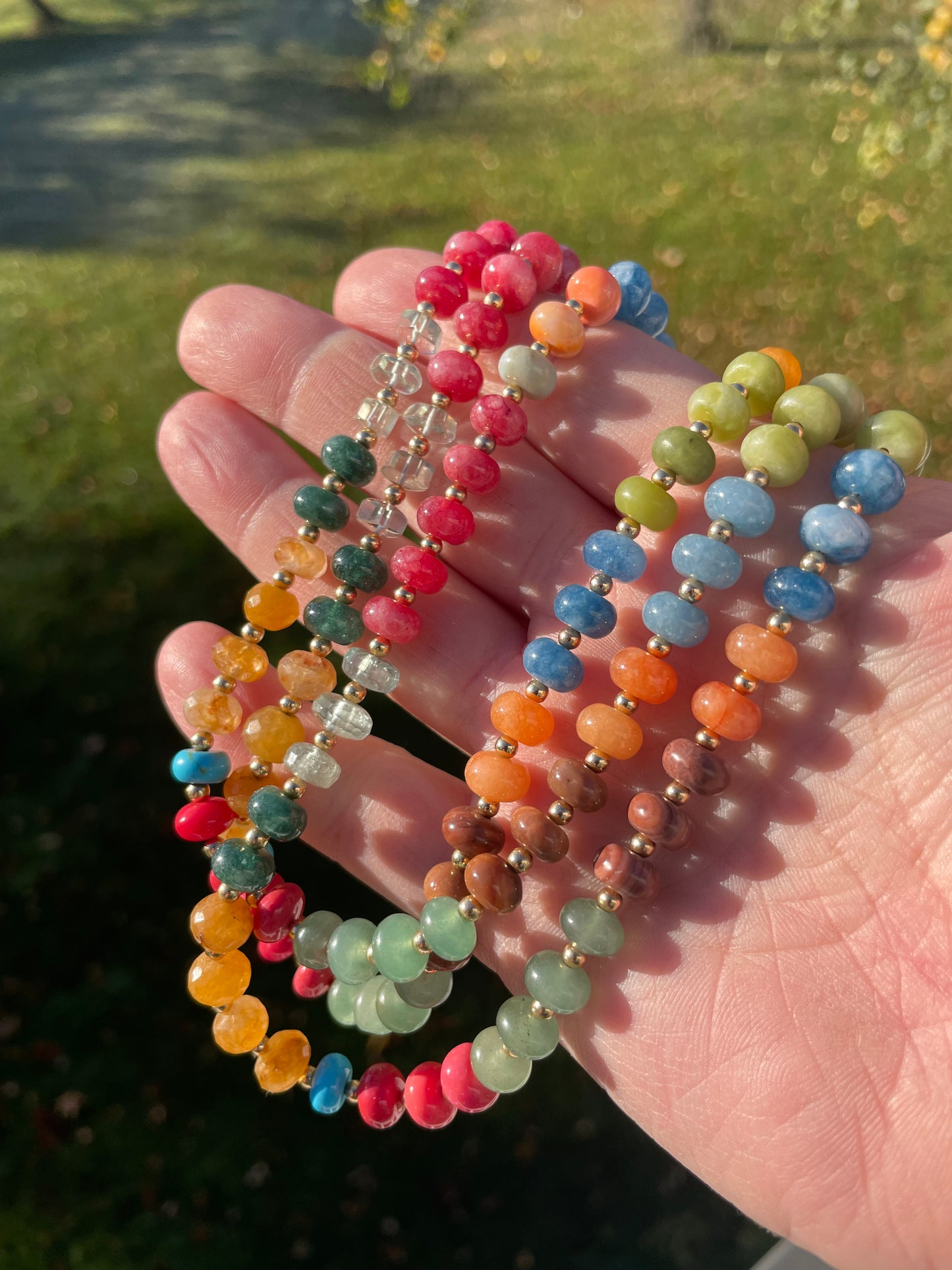Candy Necklace in Autumn Colors
