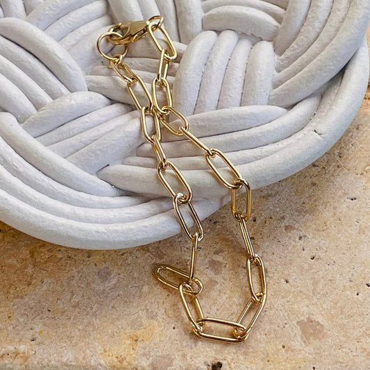 Paperclip Chain Bracelet