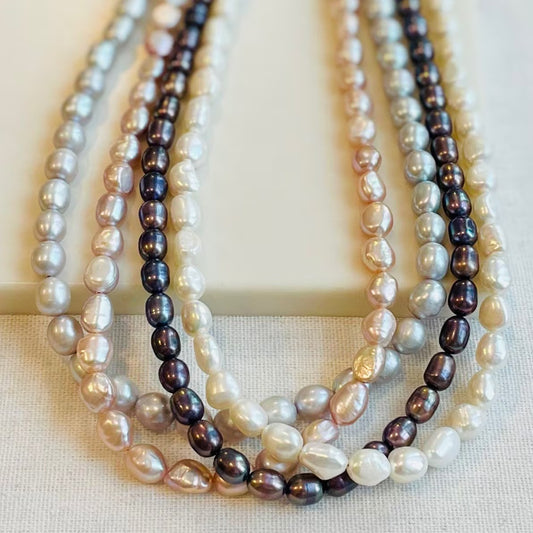 Single Strand Pearl Necklace