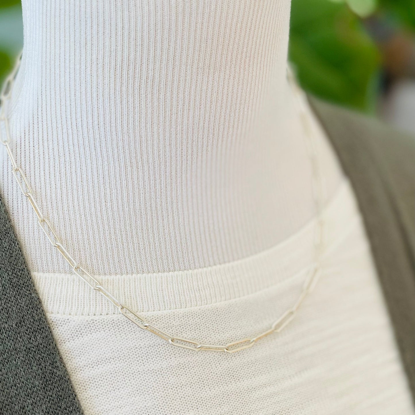 Paperclip Chain Necklace