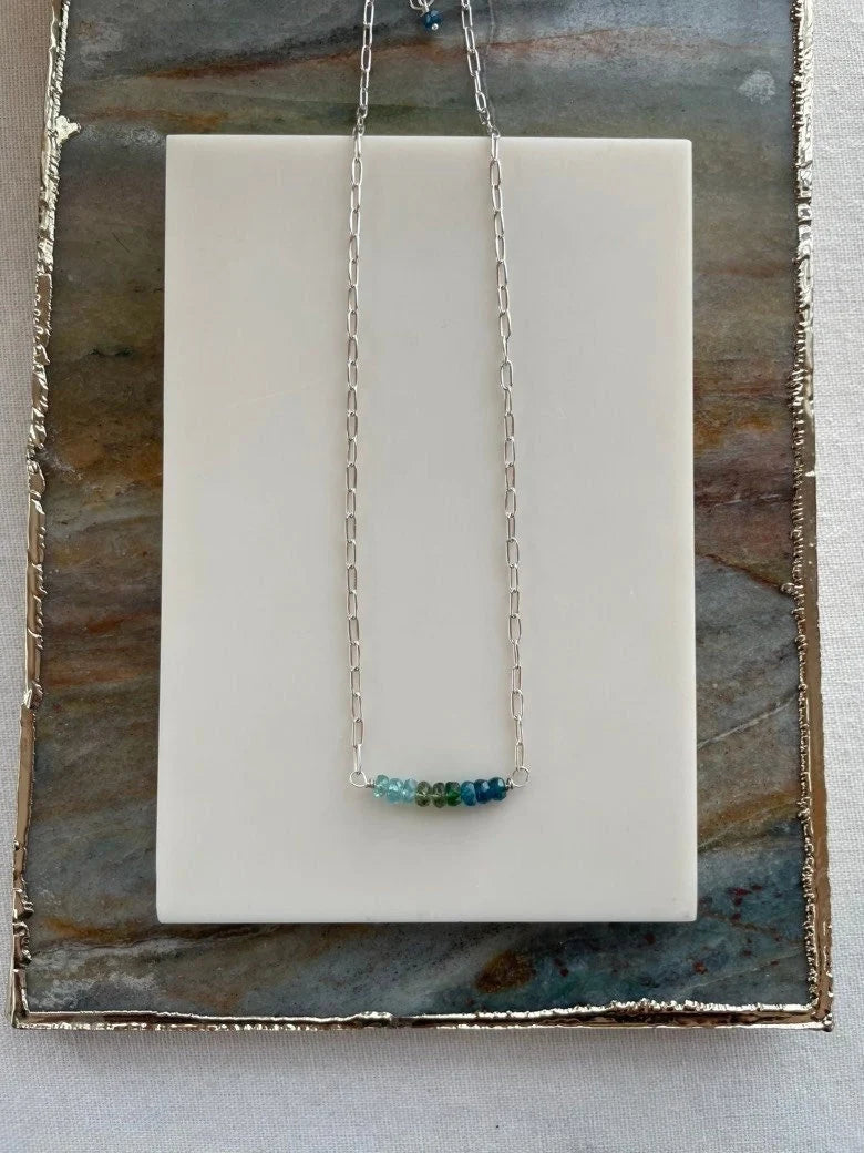 Apatite Bar Necklace